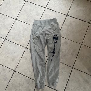 champion gray sweatpants size S